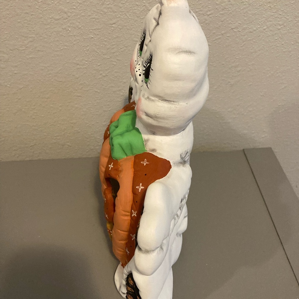 Vintage Ceramic Ghost with Pumpkin - Picture 6 of 11